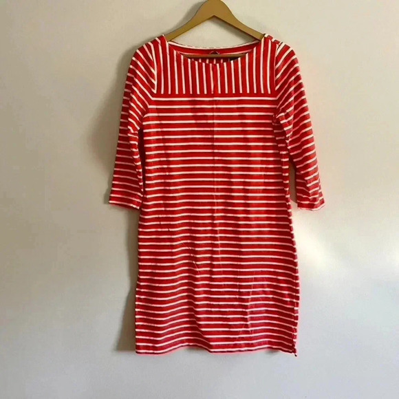 Land's End Red and White Striped Nautical Dress - Picture 2 of 8